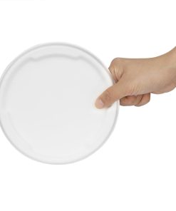 Fiesta Compostable Bagasse Lids for 750-900ml Bowl Bases Pack of 50 (HW027)