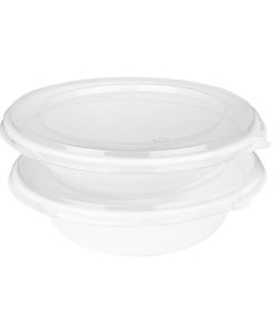 Fiesta Compostable Bagasse Poke Bowl Bases 24oz Pack of 50 (HW028)