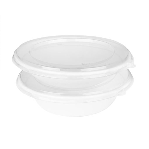 Fiesta Compostable Bagasse Poke Bowl Bases 24oz Pack of 50 (HW028)