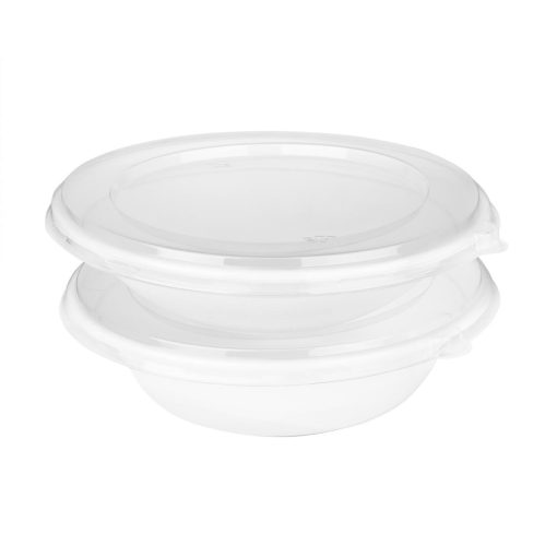 Fiesta Compostable Bagasse Poke Bowl Bases 32oz Pack of 50 (HW029)