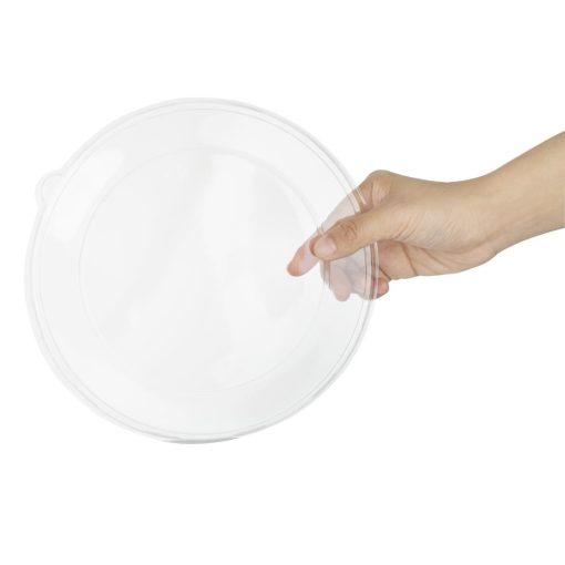 Fiesta Recyclable PET Lids for Poke Bowl Bases 24-32oz Pack of 50 (HW030)