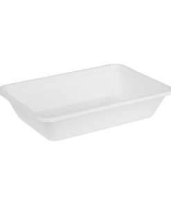 Fiesta Compostable Bagasse Food Container Bases 500ml Pack of 100 (HW033)