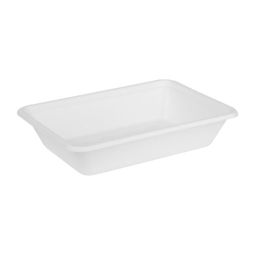 Fiesta Compostable Bagasse Food Container Bases 500ml Pack of 100 (HW033)