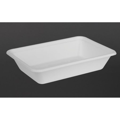 Fiesta Compostable Bagasse Food Container Bases 500ml Pack of 100 (HW033)