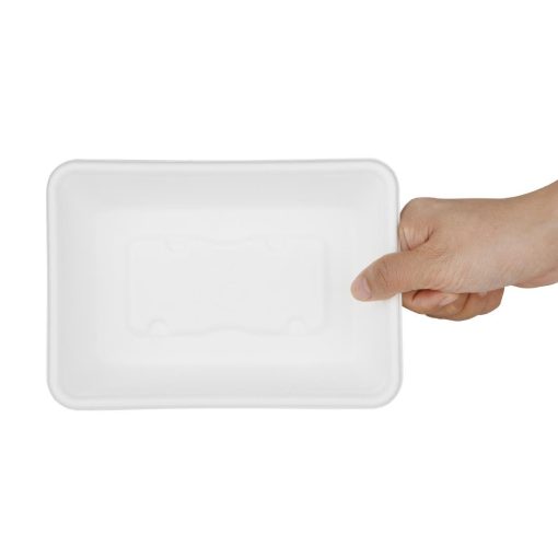 Fiesta Compostable Bagasse Food Container Bases 500ml Pack of 100 (HW033)