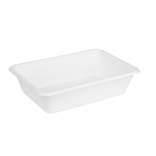 Fiesta Compostable Bagasse Food Container Bases 650ml Pack of 100 (HW034)