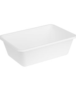 Fiesta Compostable Bagasse Food Container Bases 800ml Pack of 100 (HW035)