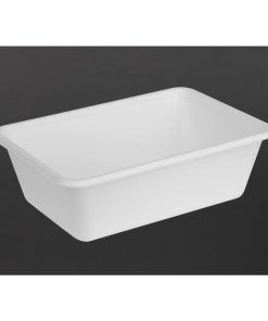 Fiesta Compostable Bagasse Food Container Bases 800ml Pack of 100 (HW035)