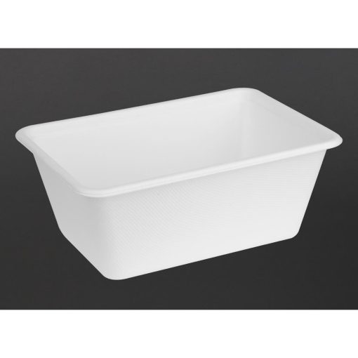 Fiesta Compostable Bagasse Food Container Bases 1000ml Pack of 100 (HW036)