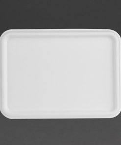 Fiesta Compostable Bagasse Lids for Bagasse Container Bases Pack of 100 (HW037)