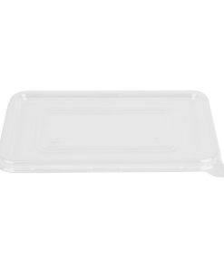 Fiesta Recyclable PET Lids for Bagasse Container Bases Pack of 100 (HW038)