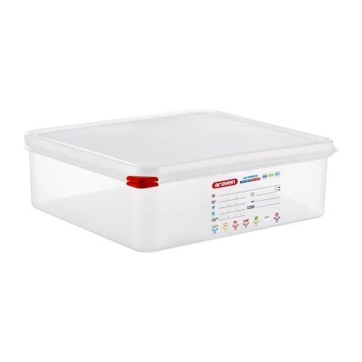 Araven Transparent Airtight Container GN 2-3 100mm 9Ltr (HW676)