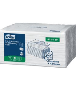 Tork 2in1 Scouring and Cleaning Cloths Pack of 360 (HX955)