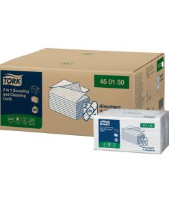 Tork 2in1 Scouring and Cleaning Cloths Pack of 360 (HX955)