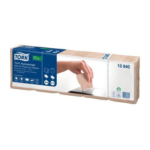 Tork Xpressnap Natural Dispenser Napkin 1Ply Pack of 9000 (HX964)