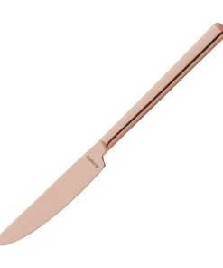 Amefa Metropole Copper Table Knives Pack of 12 (HY035)