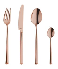 Amefa Metropole Copper Table Knives Pack of 12 (HY035)