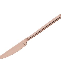 Amefa Metropole Copper Dessert Knives Pack of 12 (HY037)