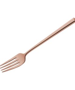 Amefa Metropole Copper Dessert Forks Pack of 12 (HY038)