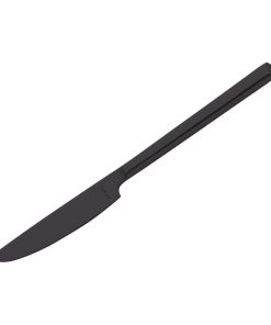 Amefa Metropole Black Dessert Knives Pack of 12 (HY044)