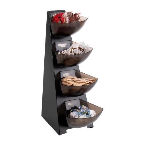 APS Four-Tier Multi Rack Black 190x310x530mm (HY246)