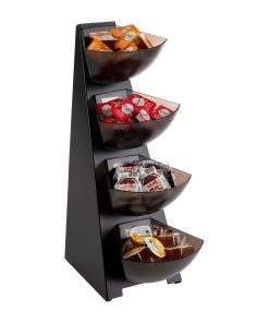 APS Four-Tier Multi Rack Black 190x310x530mm (HY246)