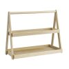 APS Valo Two-Tier Wooden Tray 555x265x445mm (HY269)