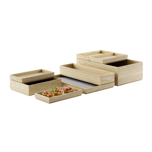 APS Valo Wooden Box GN 2-4 530x162x85mm (HY278)