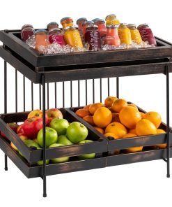 APS Buffet Stand Black 490x385x480mm (HY294)