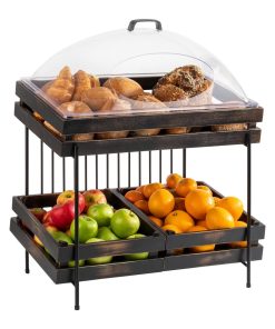 APS Buffet Stand Black 490x385x480mm (HY294)