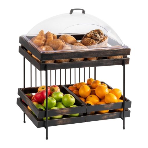 APS Buffet Stand Black 490x385x480mm (HY294)