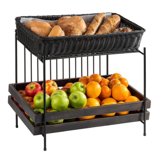 APS Buffet Stand Black 490x385x480mm (HY294)