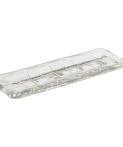 APS Takashi Sushi Board Clear Glass 190x65mm (HY312)