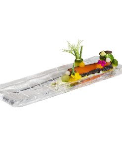 APS Takashi Sushi Board Clear Glass 190x65mm (HY312)