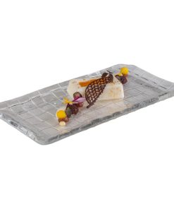 APS Takashi Sushi Board Clear Glass 260x130mm (HY314)