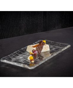 APS Takashi Sushi Board Clear Glass 260x130mm (HY314)