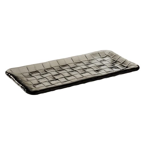 APS Takashi Sushi Board French Grey Glass 260x130mm (HY315)