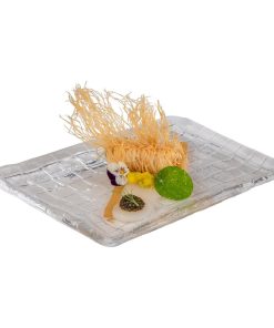 APS Takashi Sushi Board Clear Glass 230x180mm (HY316)