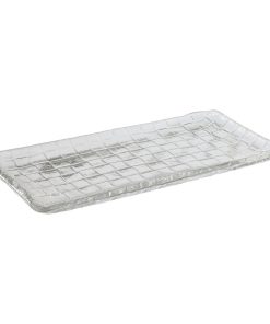 APS Takashi Sushi Board Clear Glass 295x155mm (HY318)