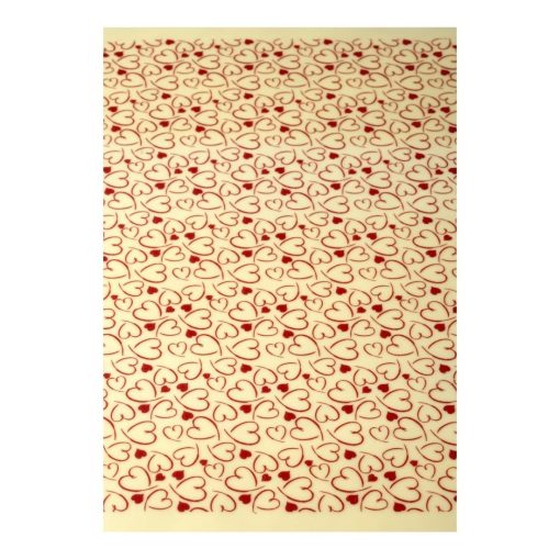 Pavoni Red Heart Transfer Sheets 340x265mm Pack of 30 (KA322)
