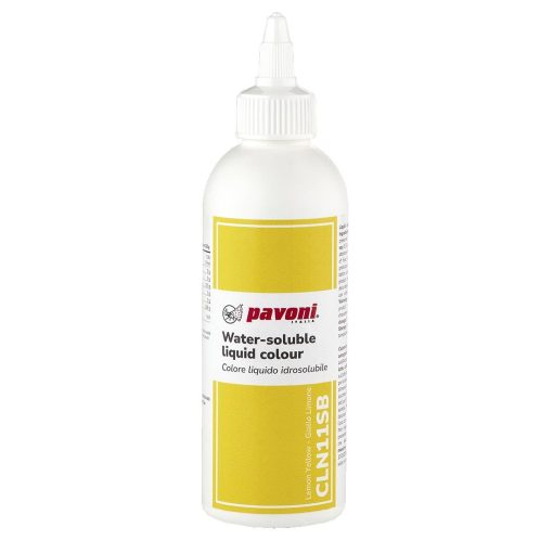 Pavoni Liquid Colours Lemon Yellow 190ml (KA355)