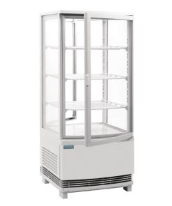 Polar C-Series Energy Efficient Curved Door Display Fridge White 86Ltr (CX576)