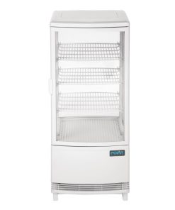 Polar C-Series Energy Efficient Curved Door Display Fridge White 86Ltr (CX576)