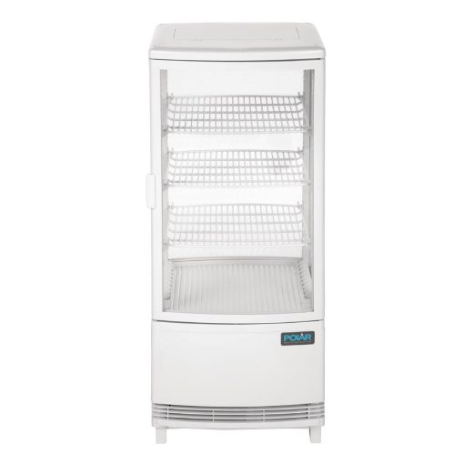 Polar C-Series Energy Efficient Curved Door Display Fridge White 86Ltr (CX576)