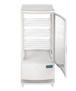 Polar C-Series Energy Efficient Curved Door Display Fridge White 86Ltr (CX576)