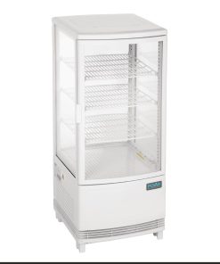 Polar C-Series Energy Efficient Curved Door Display Fridge White 86Ltr (CX576)