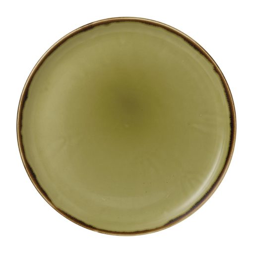 Dudson Harvest Coupe Plate Green 324mm Pack of 6 (DK374)