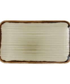 Dudson Harvest Dudson Linen Rectangular Plate 275mm Pack of 12 (FJ747)