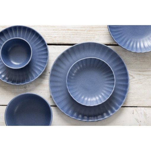 Olympia Corallite Plates Blue 280mm Pack of 6 (FU200)