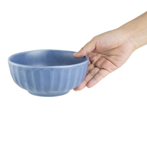 Olympia Corallite Deep Bowls Blue 150mm Pack of 6 (FU202)